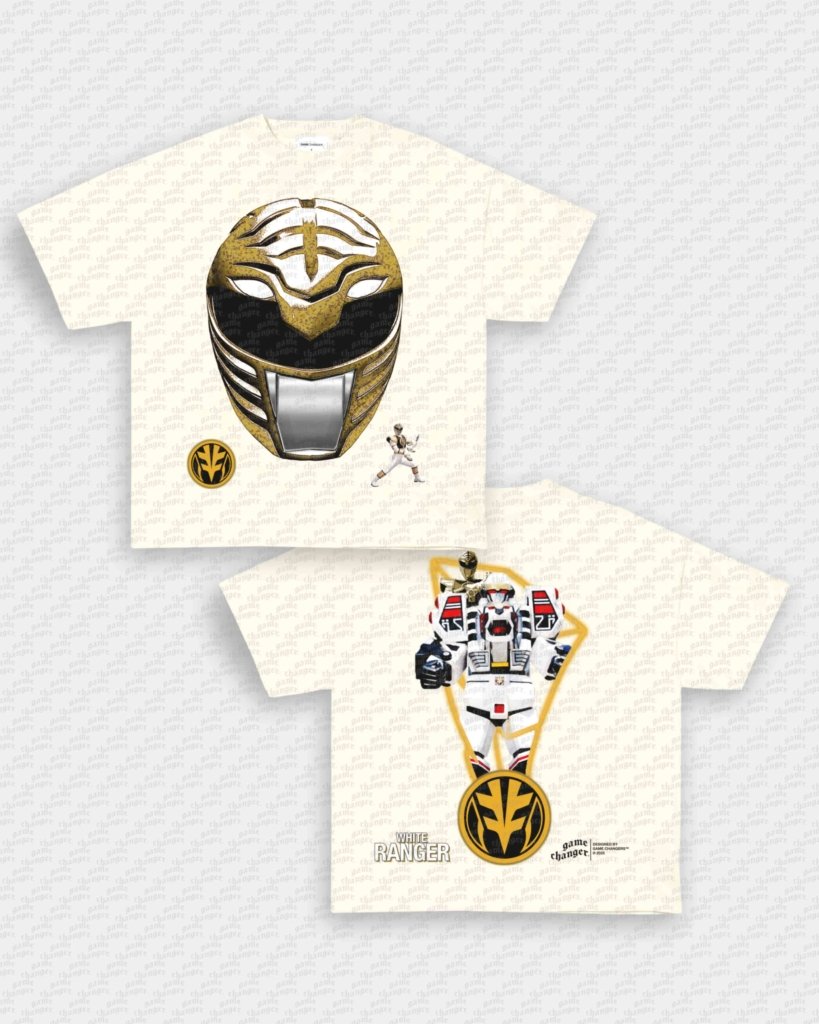 WHITE RANGER TEE - [DS] - WINS™ GAME CHANGERS TEE - WINS LA