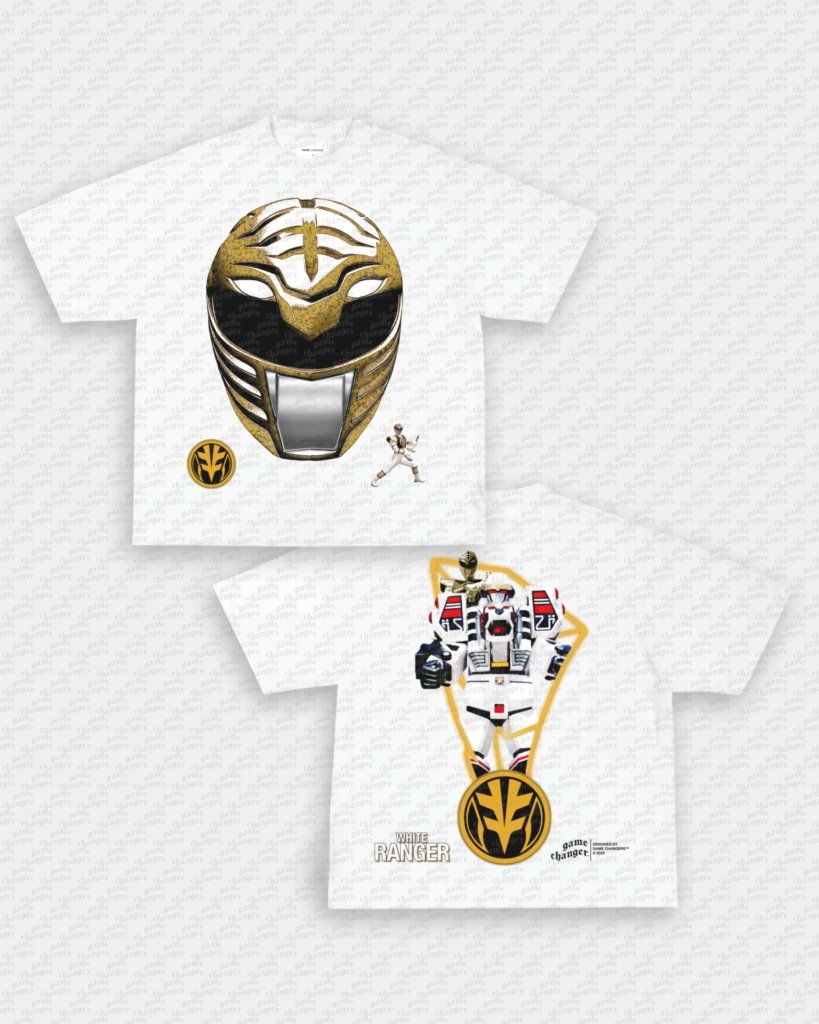 WHITE RANGER TEE - [DS] - WINS™ GAME CHANGERS TEE - WINS LA