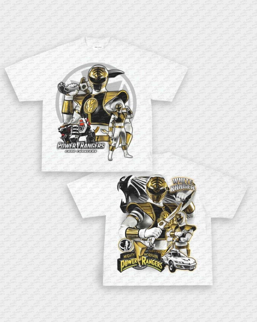 WHITE RANGER V2 TEE - [DS] - WINS™ GAME CHANGERS TEE - WINS LA