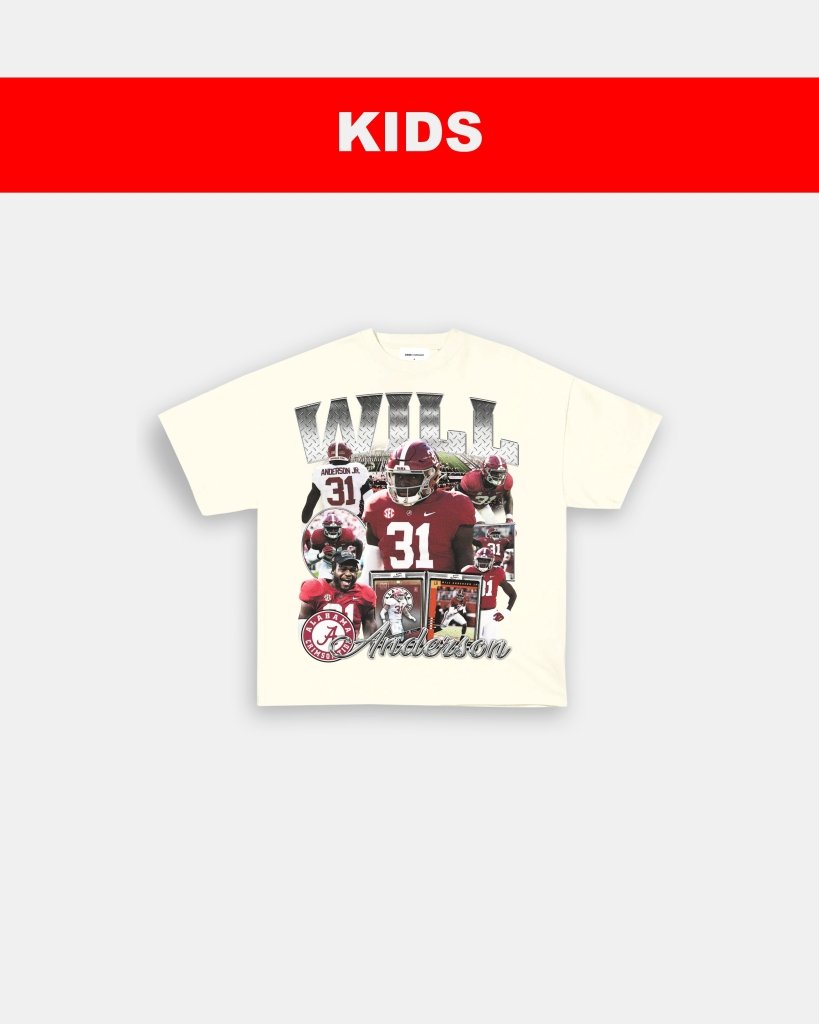 WILL ANDERSON JR - ALABAMA - KIDS TEE - WINS™ GAME CHANGERS TEE - WINS LA