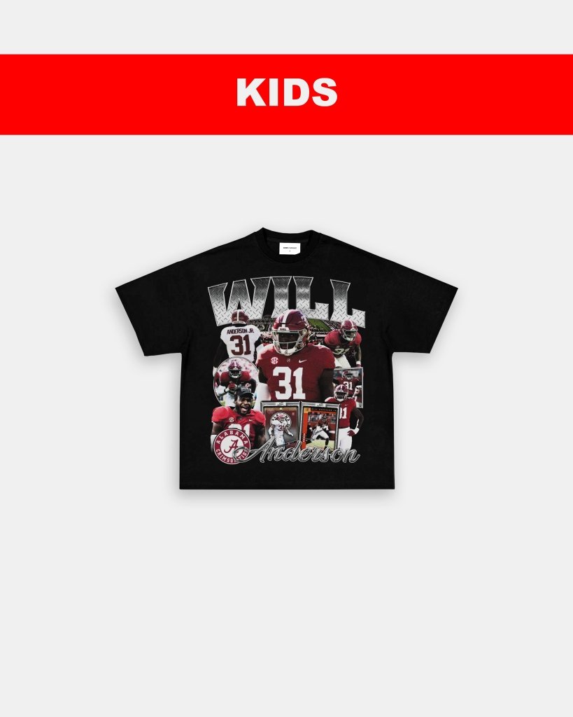 WILL ANDERSON JR - ALABAMA - KIDS TEE - WINS™ GAME CHANGERS TEE - WINS LA