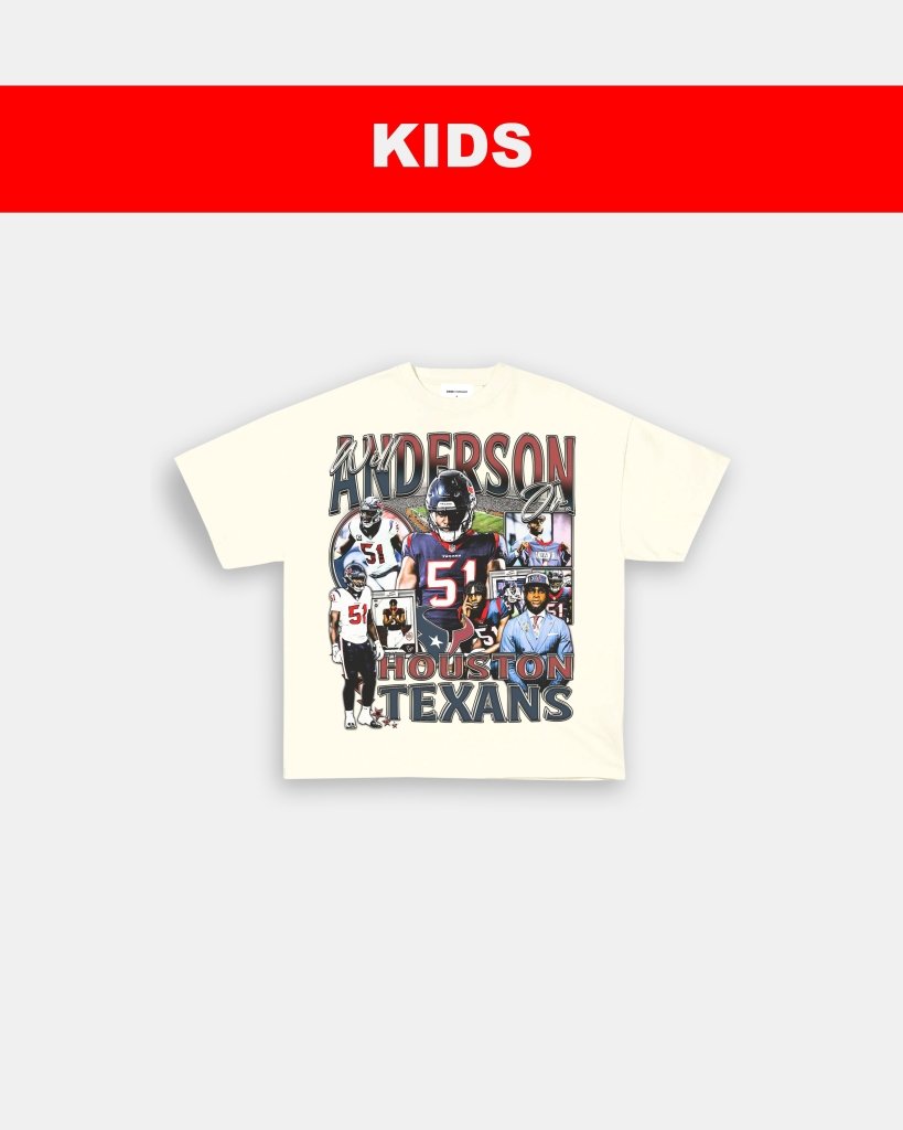 WILL ANDERSON JR - TEXANS - KIDS TEE - WINS™ GAME CHANGERS TEE - WINS LA