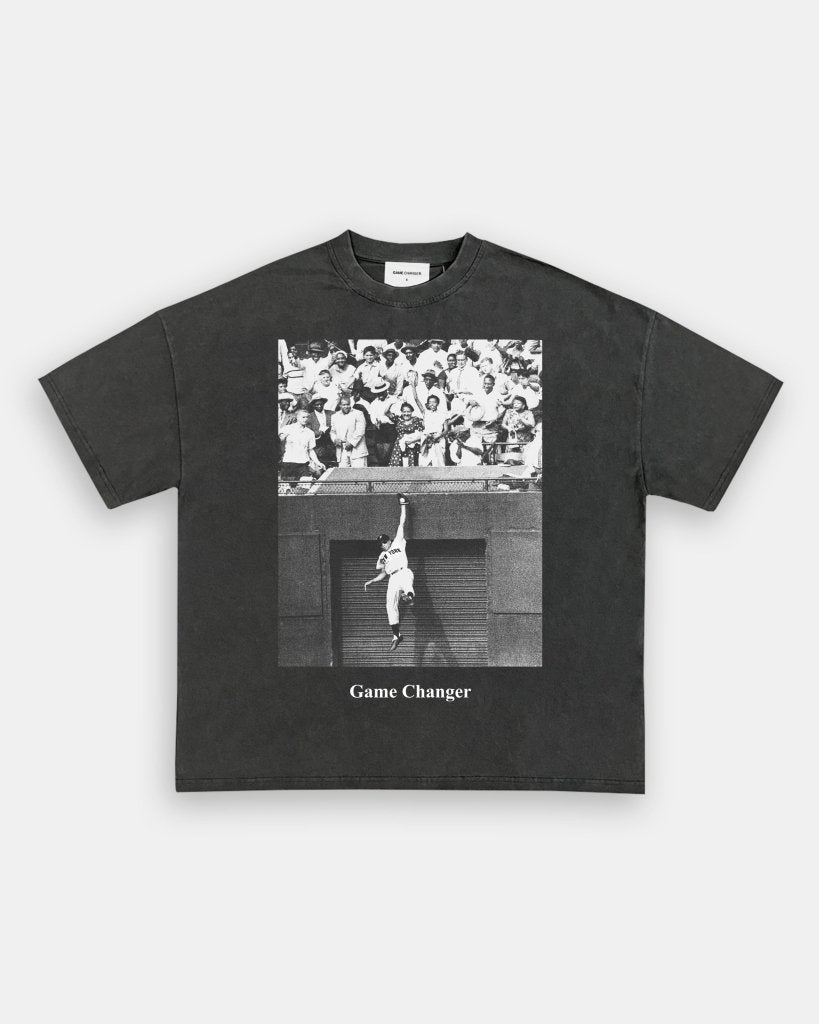 WILLIE MAYS - LEAPING CATCH TEE - WINS™ GAME CHANGERS TEE - WINS LA