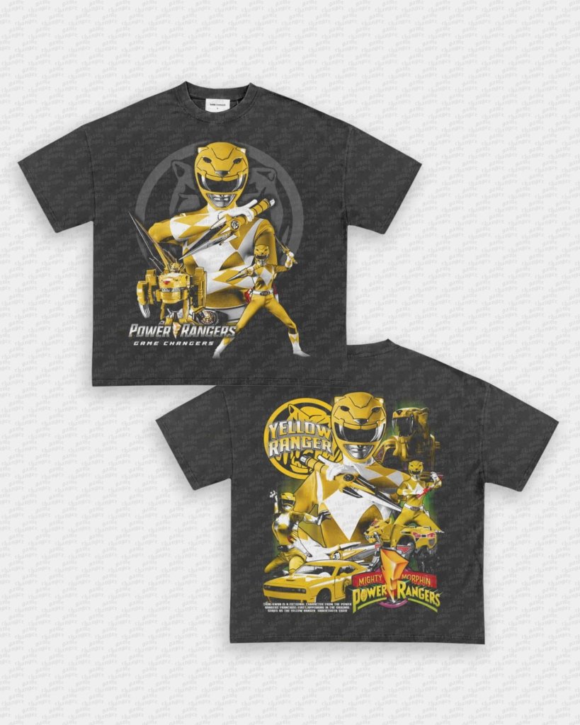 YELLOW RANGER V2 TEE - [DS] - WINS™ GAME CHANGERS TEE - WINS LA