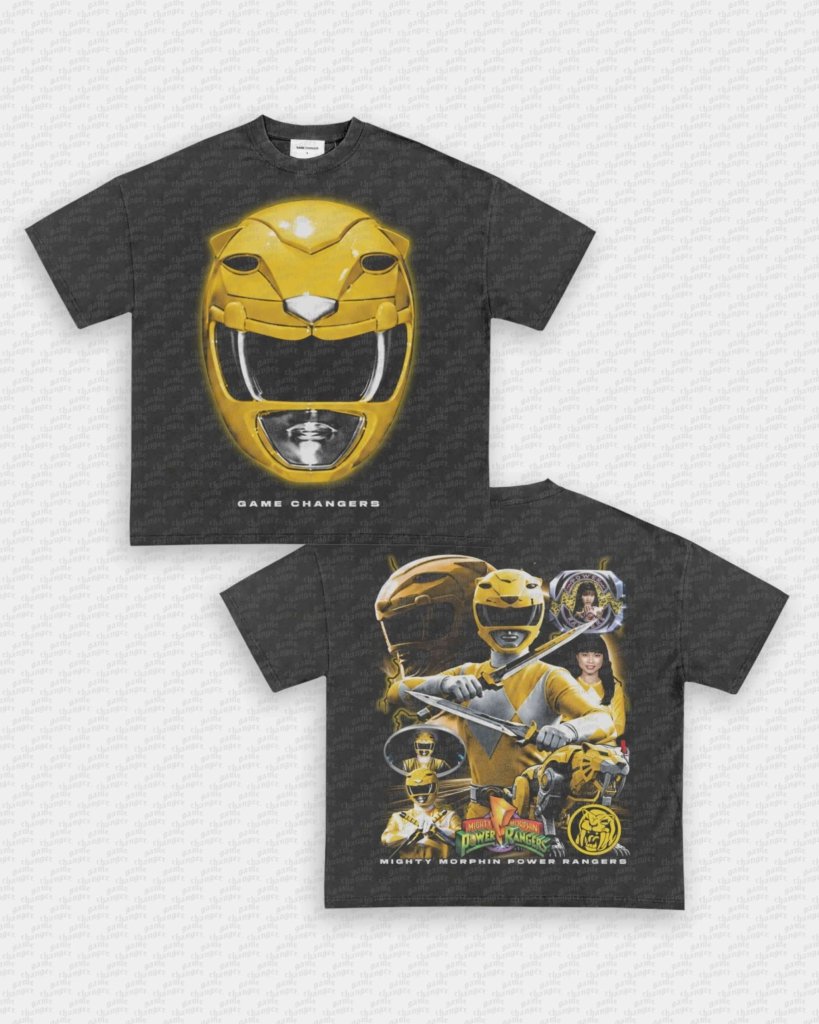YELLOW RANGER V3 TEE - [DS] - WINS™ GAME CHANGERS TEE - WINS LA