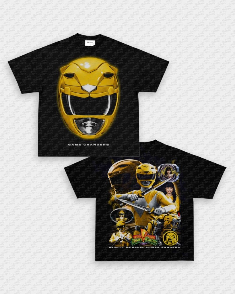 YELLOW RANGER V3 TEE - [DS] - WINS™ GAME CHANGERS TEE - WINS LA