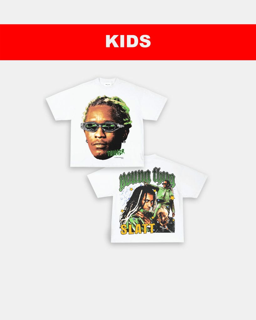 YOUNG THUG - KIDS TEE - [DS] - WINS™ GAME CHANGERS TEE - WINS LA